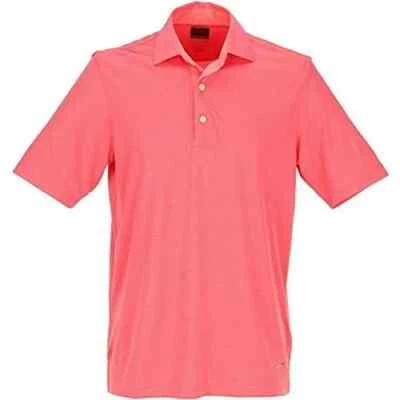 Polo Greg Norman Para Hombres Ml75 Tonal Rayas Rosa Aruba XL Foto 1 de 2