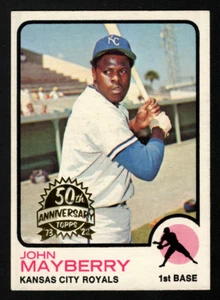 John Mayberry 2022 Topps Heritage 50th Anniversary Buyback Kansas City Royals - Picture 1 of 2