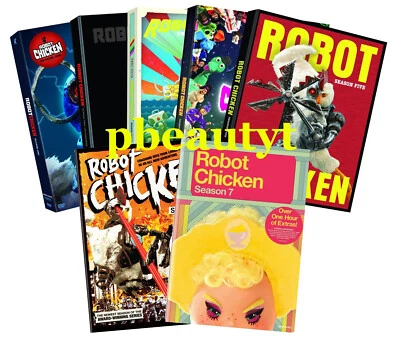 Robot Chicken Seasons 1-7(DVD,14 Discs,7 Sets)NEW Vol Season One 2 3 4 5 6 - Image 1 of 4