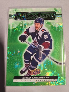 2023-24 Upper Deck Series 1 Dazzlers Green Mikko Rantanen DZ-4 Avalanche 