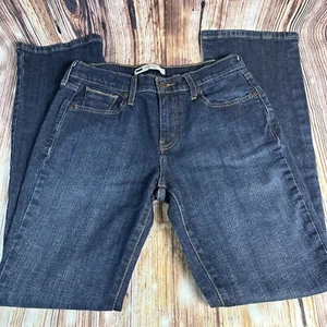 Levi's 515 Boot Cut Womens Size 6 Blue Mid Rise Jeans Denim Pants 29x31 - Picture 1 of 11