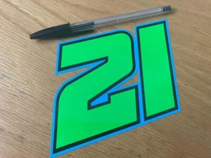 Franco Morbidelli Race Number 21 (Medium) - UK SELLER - Flo Green - Picture 1 of 1