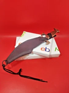 14.5 Frost Cutlery The Kukri Jambiya Survival Hunting Knife Dagger  Nylon Sheath - Picture 1 of 13