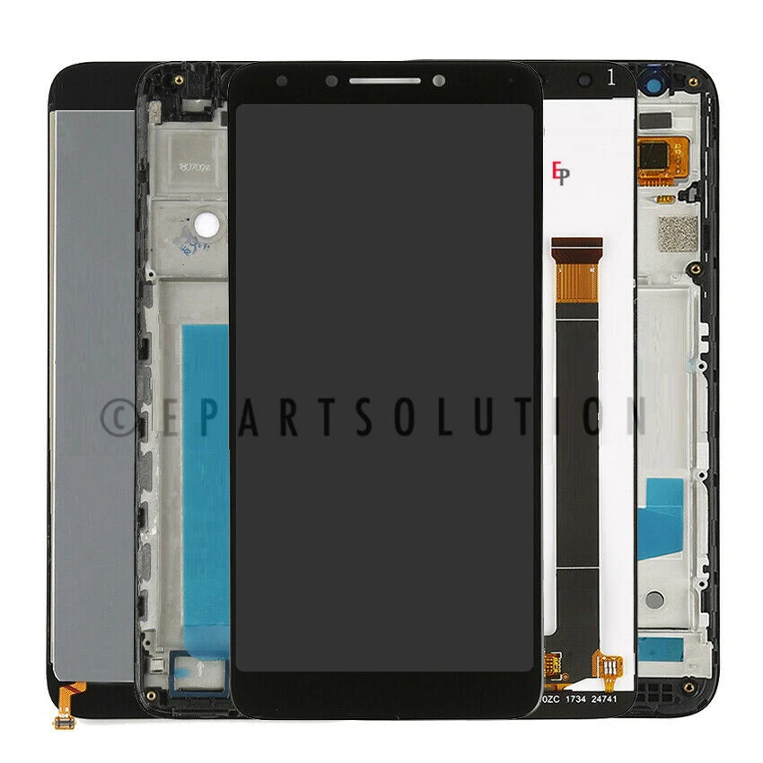 Digitalizador Pantalla Táctil Pantalla LCD Móvil Alcatel REVVL T + Conjunto de Marco Foto 1 de 1