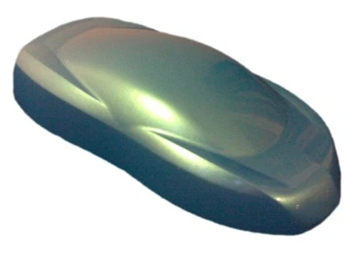 Blue Gold Flip Chameleon Pearl Powder Pigment paint plasti dip nail art mica 25g - Image 1 of 2