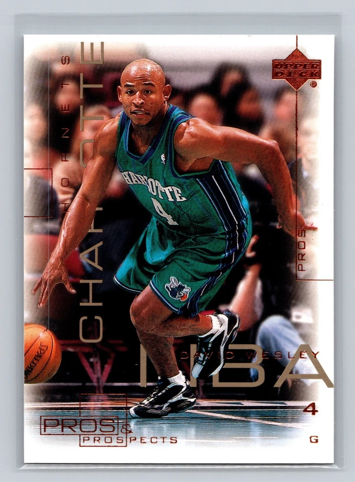 2000-01 Upper Deck Pros & Prospects - David Wesley #9 - Image 1 of 2