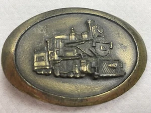 Vintage The Great American Buckle Co. 1983 Steam Train Engine Gürtelschnalle #1290 - Bild 1 von 6