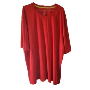 RD Player Wicking Men's Red Short Sleeve Athletic Shirt - Picture 1 of 3