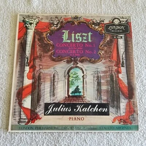 Liszt /Julius Katchen Piano /London Label / LL 1683 / Concerto 1-Eb & 2-A 1957 - Picture 1 of 6