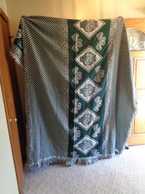 Manta de tiro Northwest Company USA Port Washington NY 80" corazones flores de colección Foto 1 de 4