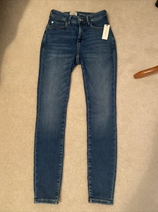 Anthropologie Pilcro Neu mit Etikett The Curvy Skinny-Jeans hoher Bund Größe 26 Schrittlänge 28 - Bild 1 von 4