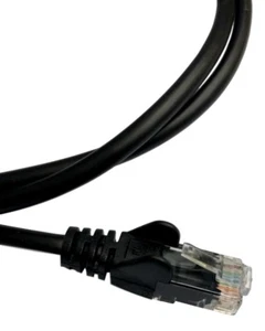 10 Meter RJ45 Cat5e Ethernet UTP Netzwerkkabel Modem Router LAN Patchkabel schwarz - Bild 1 von 3