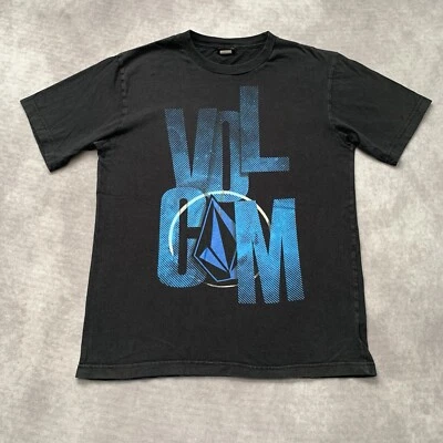 Vintage 2000s Volcom Shirt Size M Black Graphic Tee Surfwear Surf Logo Y2K       - Image 1 of 4
