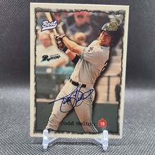 Todd Helton 1997 Best Full Count Autograph Rookie Auto RC New Haven Ravens