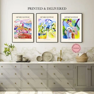 Henri Matisse Druck 3er Set - Blick auf Collioure, Promenade Des Oliviers, Bescheidenheit - Bild 1 von 4