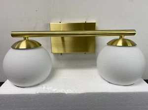 Forte Lighting Farrell 2 Light 18" Wide Bathroom Vanity Light - Soft Gold - Picture 1 of 5