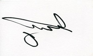 Goran IVANISEVIC 12.5x7.5 BRISTOL AUTOGRAPH index card signed in person