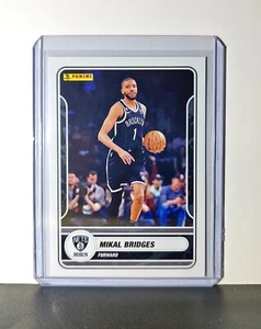 Mikal Bridges 2023-24 Panini NBA #14 Sticker Card Brooklyn Nets - Picture 1 of 2