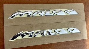 VF Maloo Side Skirt Badge For HSV Maloo Ute Chrome Decal X 2. - Picture 1 of 3