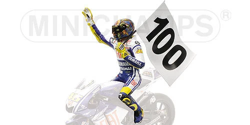 Figurine V.Rossi Moto GP Assen 2009 100 GP Wins 312090176  1/12 Minichamps - Immagine 1 di 2