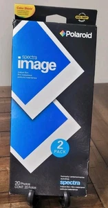 Polaroid Spectra Image 2 Pack 20 Total Photos Instant Film Expired. SEALED - Picture 1 of 7