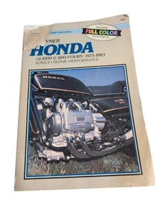 Libro manual de servicio/reparación Honda Bike GL1000/1100 1975-83 Fours Gold Wing Clymer - Imagen 1 de 4