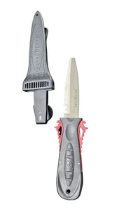 Aqualung Wenoka Squeeze Lock Knife Blunt Tip DIVE 308 S.S. - Picture 1 of 20