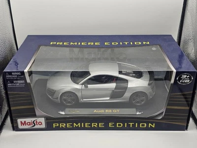 Audi R8 GT Argento 1:18 Maisto In Box - Immagine 1 di 4