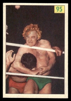 1955 Parkhurst Wrestling #95 Gorgeous George EX-EX/MT Foto 1 de 2