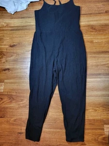 Torrid Size 3 Black Cropped Lace Back One Piece Jumpsuit - Picture 1 of 4