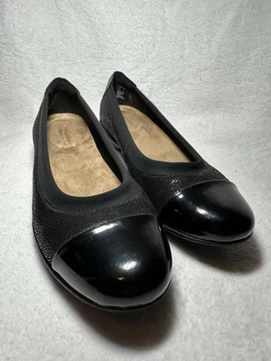 Zapatos planos de ballet Clarks para mujer talla 6 medianos ligeramente usados Foto 1 de 4