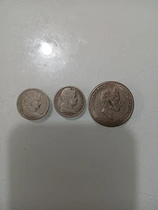Republica De Colombia,5pesos 1907 Inflationary ,Vcentavos,1935,y 50 Centavos1960 - Picture 1 of 2