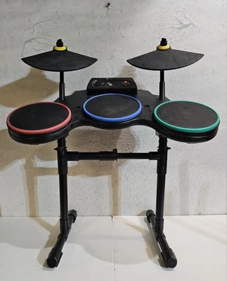 Xbox 360 Guitar Hero Wireless Drum Set Red Octane Model 95519.805 Tested & Works - Image 1 of 4