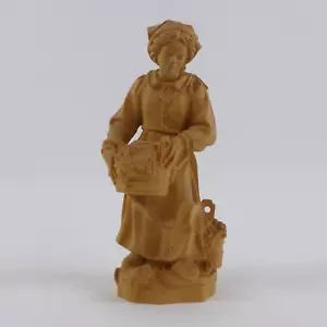 Figura de madera mujer viticultora tallada en madera Edgar pesado Oberammergau 19 cm (77) - Imagen 1 de 7