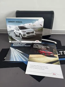 GENUINE KIA SPORTAGE OWNERS PACK / MANUAL / HANDBOOK + WALLET 2015~2018 (2018) - Picture 1 of 7