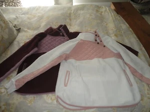 abercrombie & Fitch Fleecepullover/Druckknopf/2/L/rosa/burgund/Stockkragen/Pullover - Bild 1 von 8