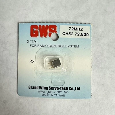RC PLANE GWS GRAND WING SERVO 72MHZ CH52 72.83 FM MICRO CHIP XTAL NEW - Image 1 of 2