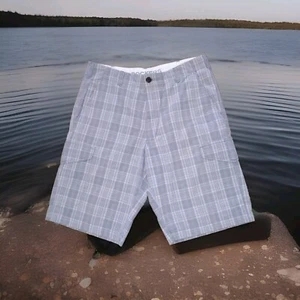 Dockers Cargo Shorts Men's Size 30 Plaid Lightweight - Picture 1 of 6