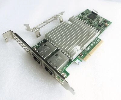 SUPERMICRO AOC-STG-I2T 2-PORT RJ45 10GbE NETWORK ADAPTER CARD (INTEL X540-T2) - Image 1 of 3