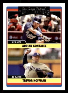 2006 Topps Updates & Highlights #UH302 Adrian Gonzalez/Trevor Hoffman Padres - Picture 1 of 2
