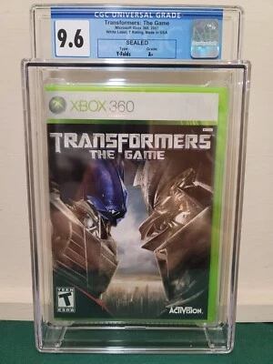 NEW Sealed GRADED CGC 9.6 A+: Transformers, The Game (Microsoft Xbox 360, 2007) - Image 1 of 3