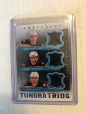 #T3-BLM TUNDRA TRIOS 13-14 UPPER DECK ARTIFACTS HOCKEY (Marchand,Bergeron,Lucic)