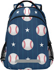 Baseball Backpack for Boys Youth School Bookbag with Baseball02-blue 
