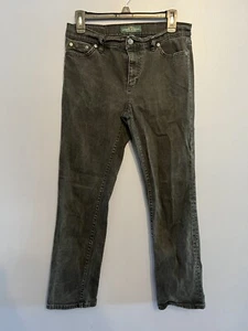 LRL Ralph Lauren Jeans Co. schwarze klassische gerade Damenjeans Größe 6R Freizeit - Bild 1 von 5