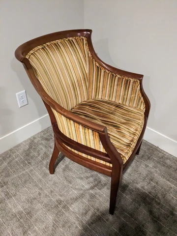 Antique Tub Chair Cover
