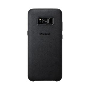 Samsung Custodia Originale Galaxy S8 Plus G955F Back Cover Case Alcantara Nera - Foto 1 di 3