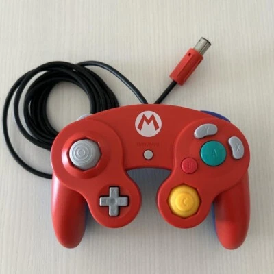 Club Nintendo Official Mario Red Blue Gamecube Controller GC No Box Limited - Image 1 of 2