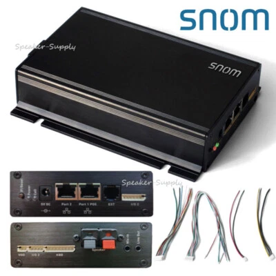 Snom PA1+ Plus Broadcast over IP System SIP PoE PA1 Paging Adapter Amplifier - Image 1 of 4