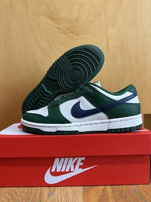 W NIKE Dunk Low Retro Gorge Green Midnight Navy DD1503-300 TALLA 9.5 Totalmente Nuevas Foto 1 de 4