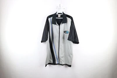 Camisa De Colección Años 90 Nike Para Hombres Grande Travis Scott Mini Swoosh Cremallera Completa Cuello Foto 1 de 4